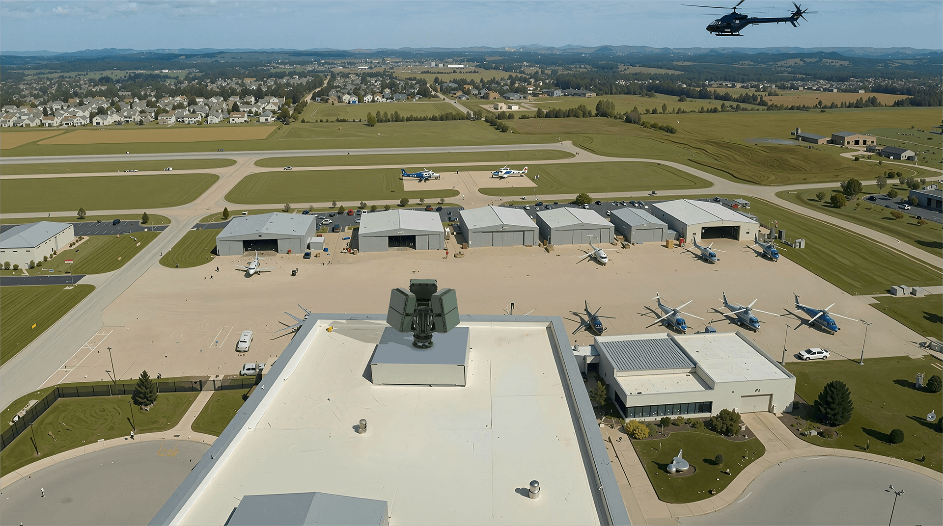 TLS006型低空监视雷达（三面阵）