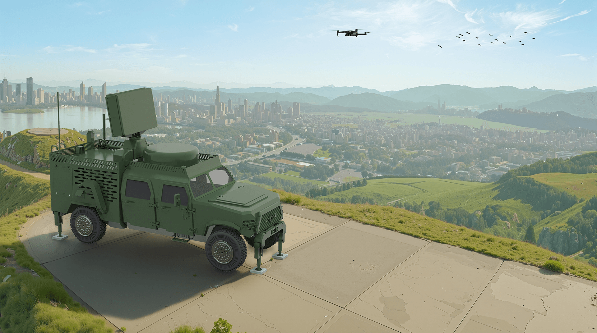 TLS013型机动式低空监视雷达