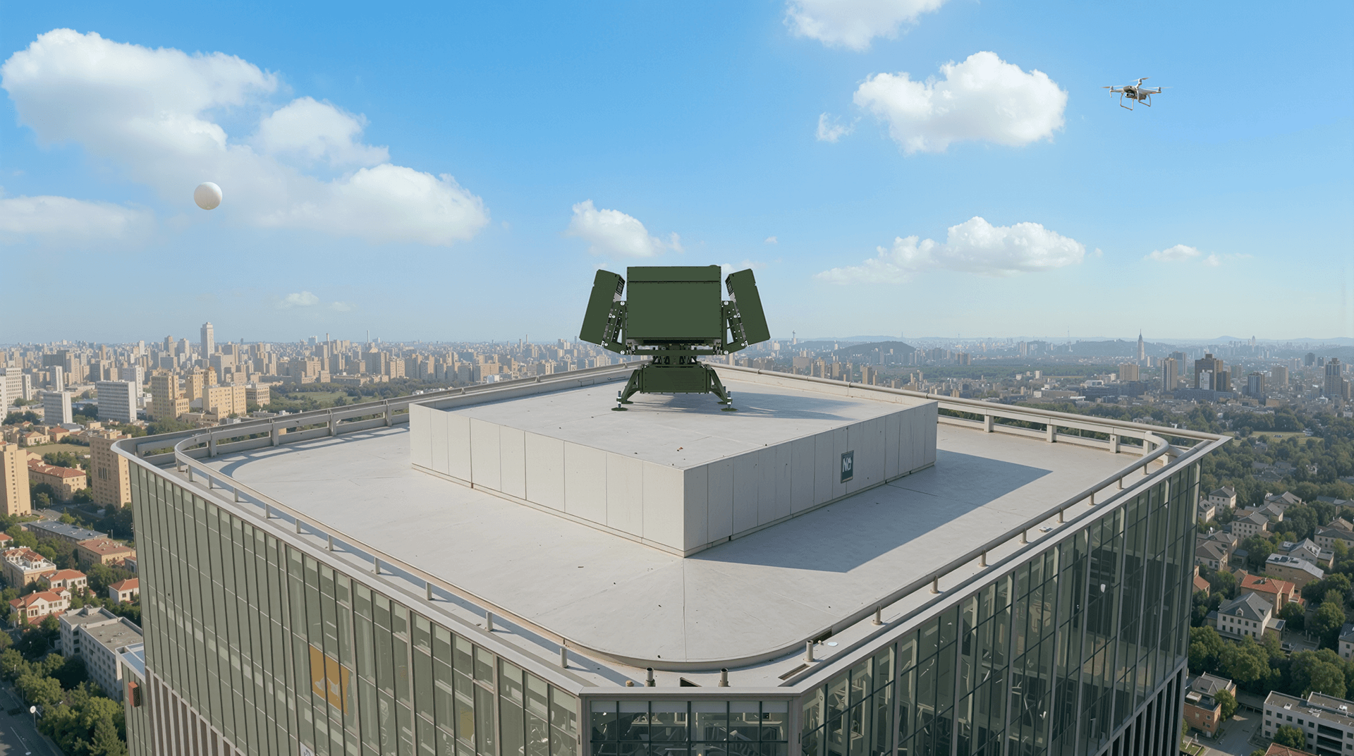 TLS008型目标识别雷达（四面阵）