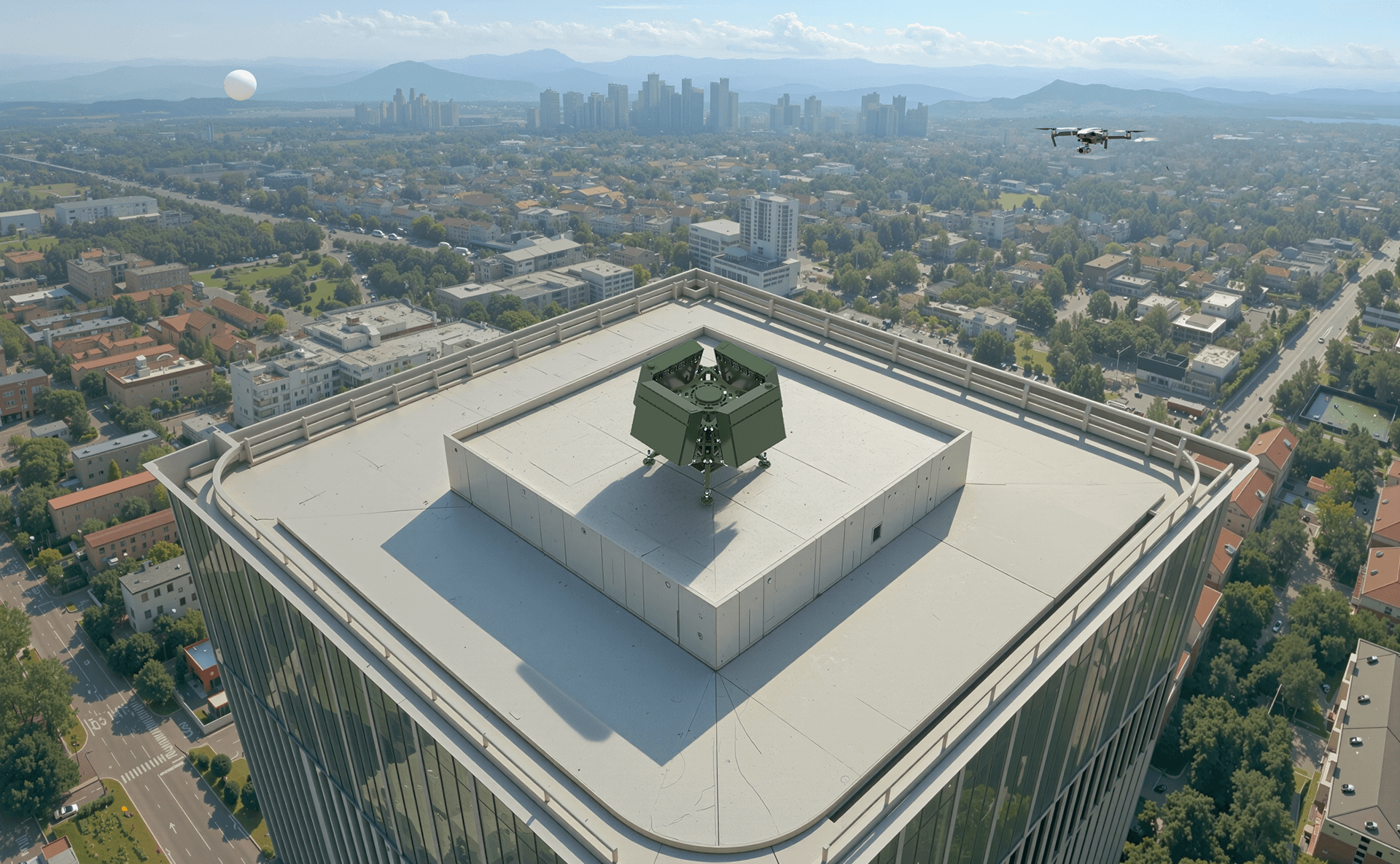 TLS008型目标识别雷达（四面阵）